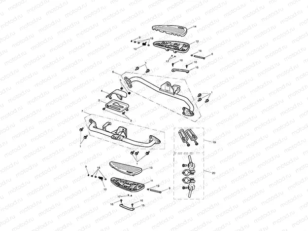 Foot Controls - Rider