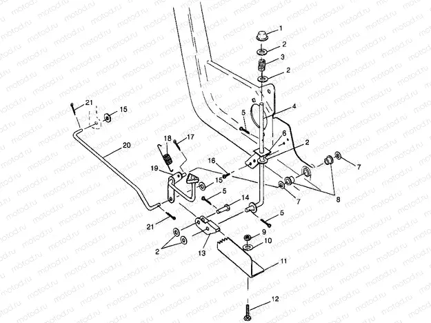 FOOT PEDAL and PARKING BRAKE - N98AE50D (4946394639c014) | FOOT PEDAL and PARKING BRAKE - N98AE50D (4946394639c014)