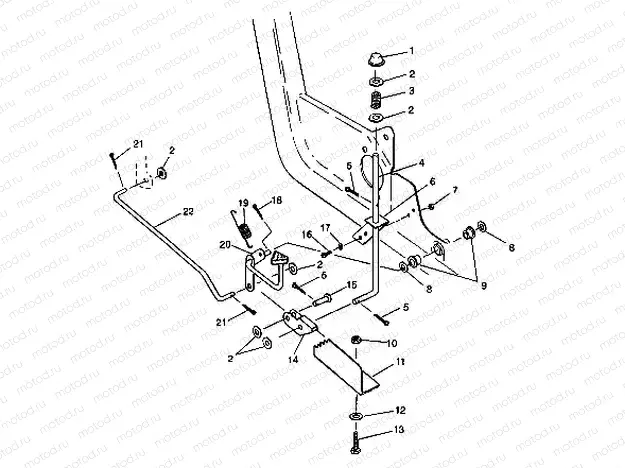 FOOT PEDAL and PARKING BRAKE - S98AC42E (4945214521C012) | FOOT PEDAL and PARKING BRAKE - S98AC42E (4945214521C012)