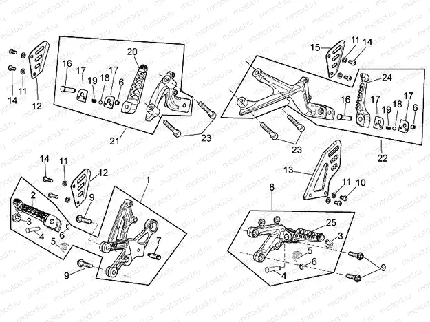 Foot rests