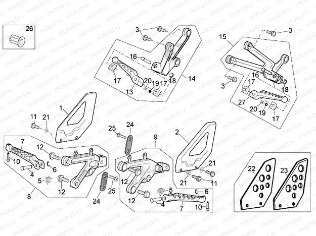 Foot rests