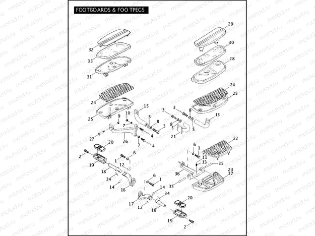 FOOTBOARDS & FOOTPEGS (2 OF 2)