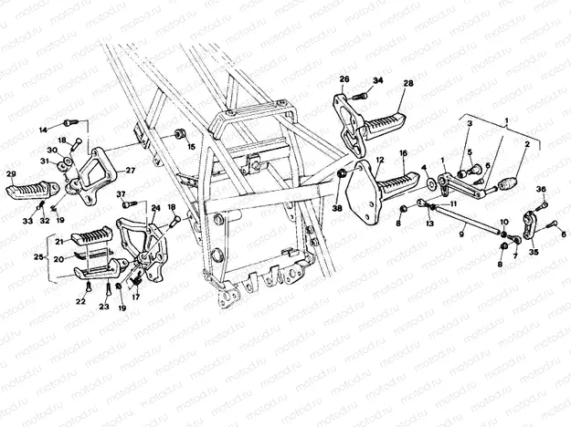 FOOTREST » FRAME