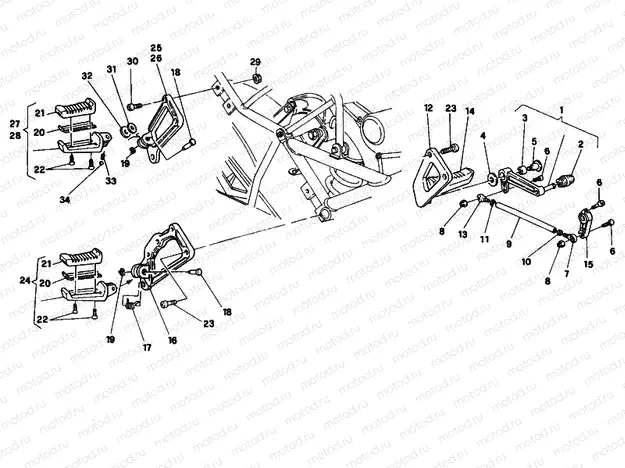 FOOTREST » FRAME