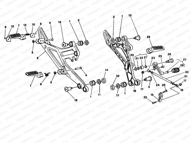 FOOTREST » FRAME