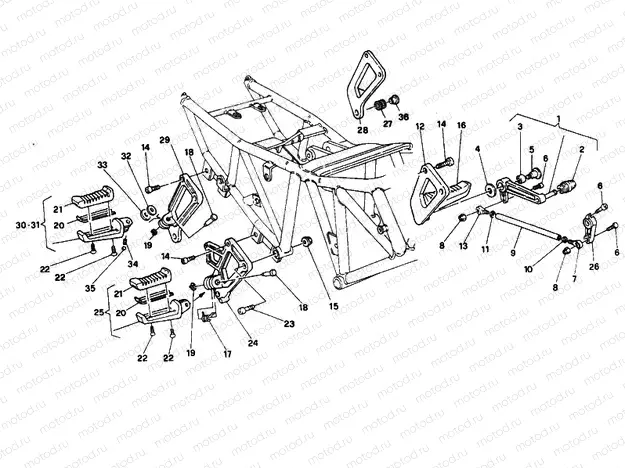 FOOTREST » FRAME