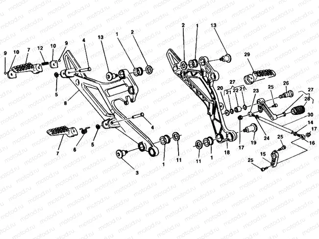 FOOTREST » FRAME