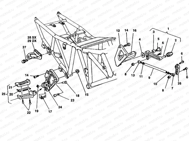 FOOTREST » FRAME