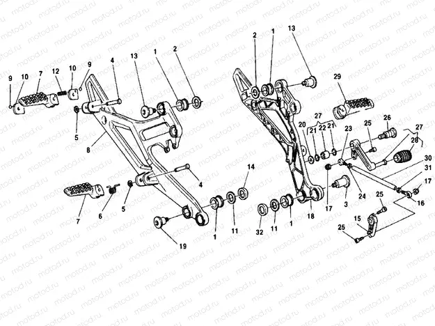 FOOTREST » FRAME