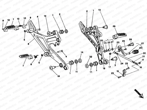 FOOTREST » FRAME