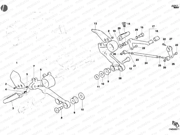 FOOTREST » FRAME
