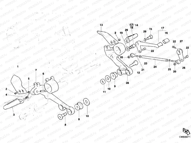 FOOTREST » FRAME