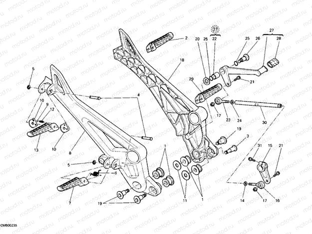 FOOTREST » FRAME