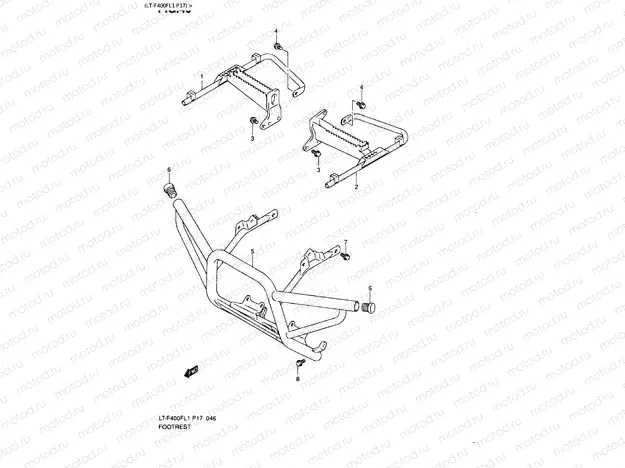 FOOTREST (LT-F400FL1 P17)