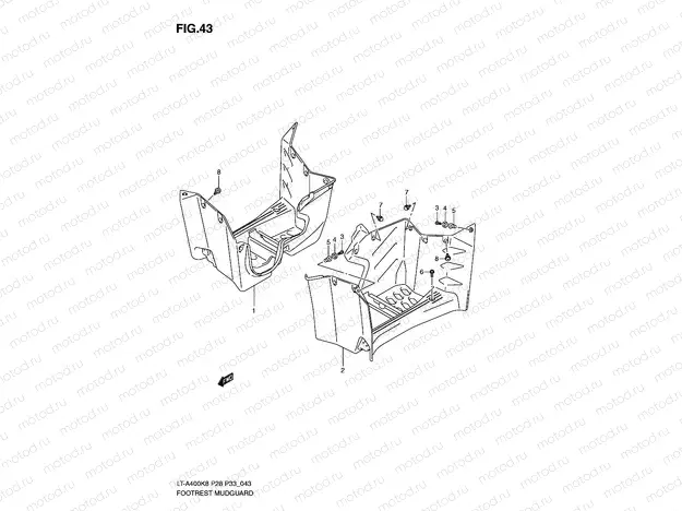 FOOTREST MADGUARD