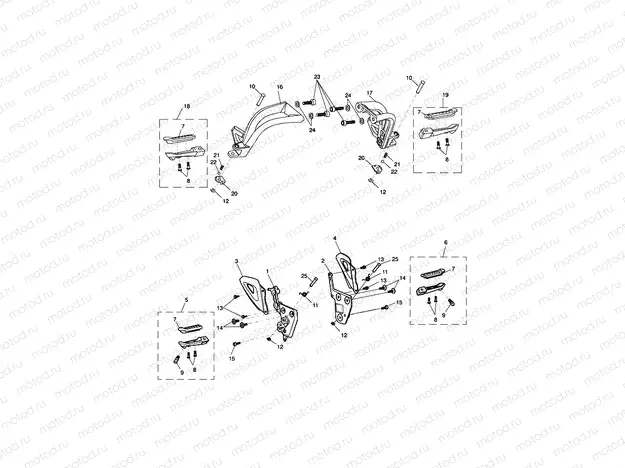 Footrests & Control Plates