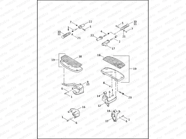 FOOTRESTS & FOOTBOARDS
