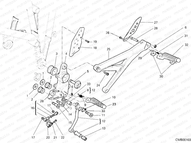 FOOTRESTS, LEFT » UNCLASSIFIED
