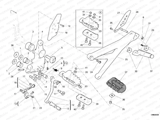 FOOTRESTS, LEFT » UNCLASSIFIED