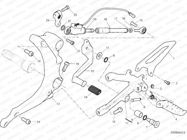 FOOTRESTS, LEFT » UNCLASSIFIED