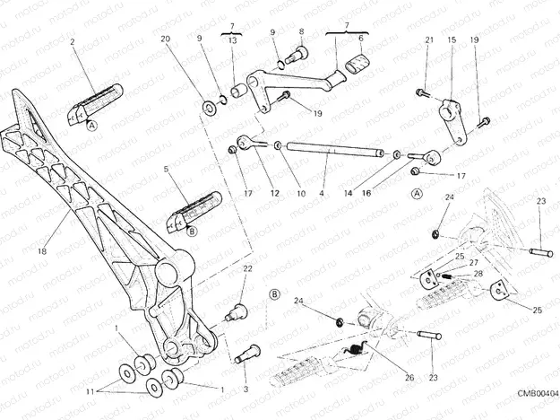FOOTRESTS, LEFT » UNCLASSIFIED