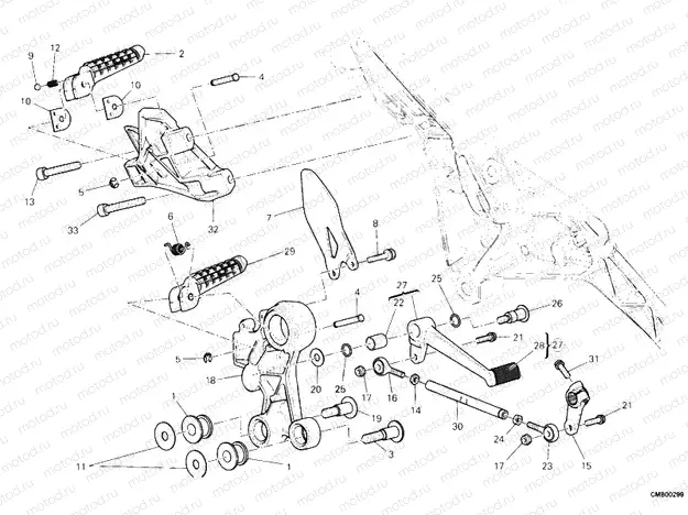 FOOTRESTS, LEFT » UNCLASSIFIED