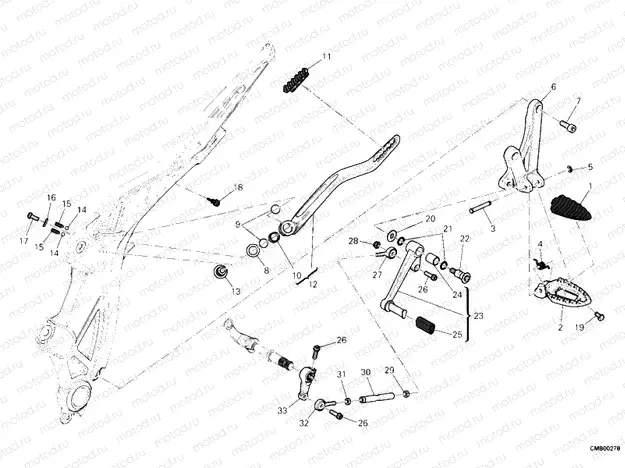 FOOTRESTS, LEFT » UNCLASSIFIED