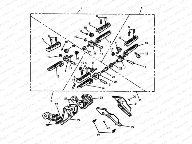 Footrests & Mountings