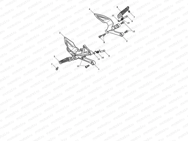 Footrests & Mountings