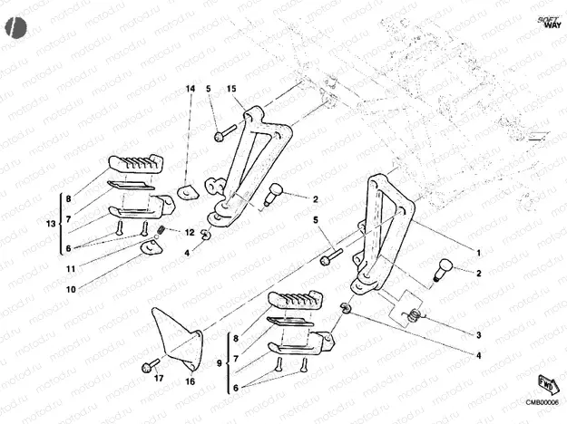 FOOTRESTS, RIGHT » UNCLASSIFIED