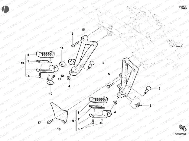 FOOTRESTS, RIGHT » UNCLASSIFIED