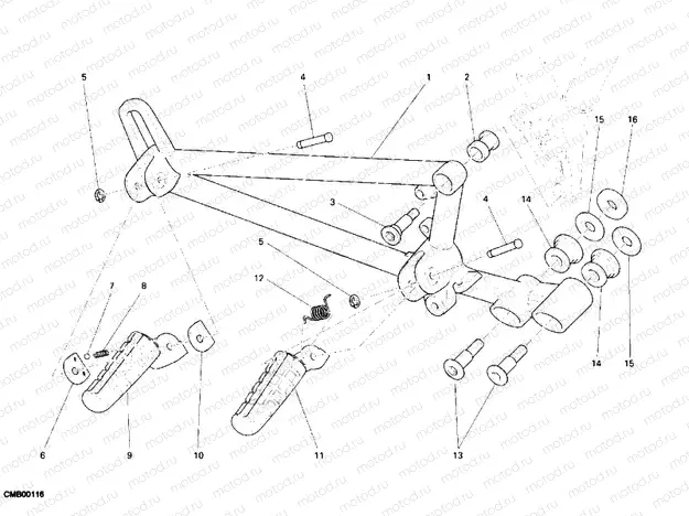 FOOTRESTS, RIGHT » UNCLASSIFIED