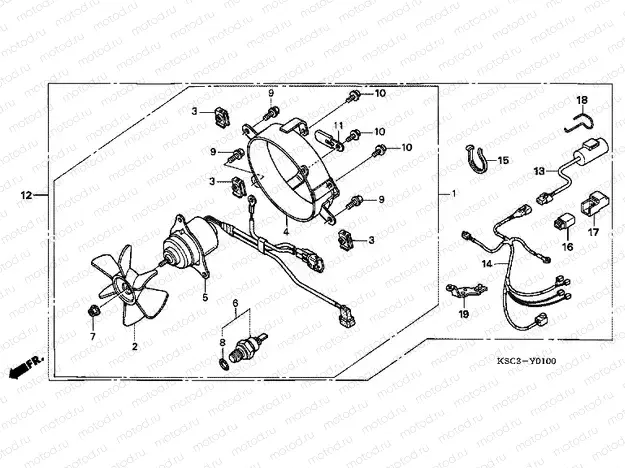 FOP-1 COOLING FAN