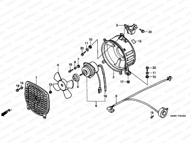 FOP-1 COOLING FAN KIT