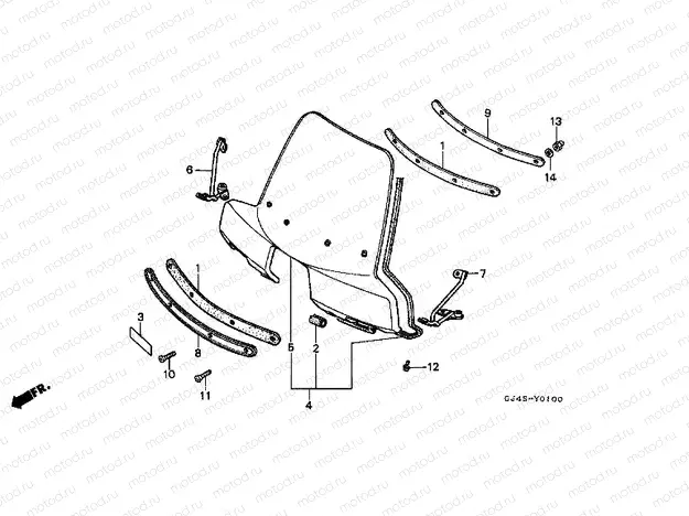 FOP-1 WINDSCREEN