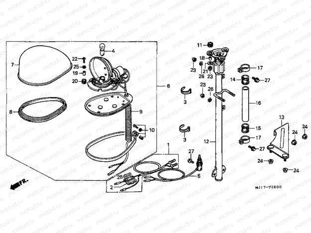 FOP-5 ROTATIONAL RADIUS