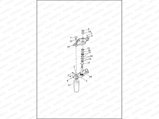 FORK BRACKETS, FRONT