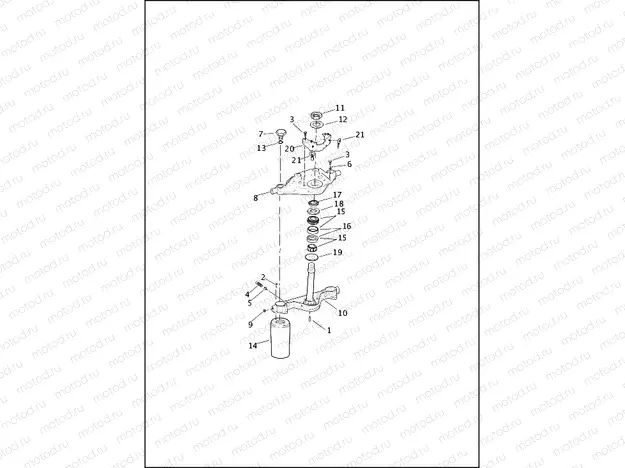 FORK BRACKETS, FRONT