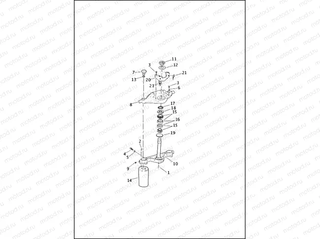 FORK BRACKETS, FRONT