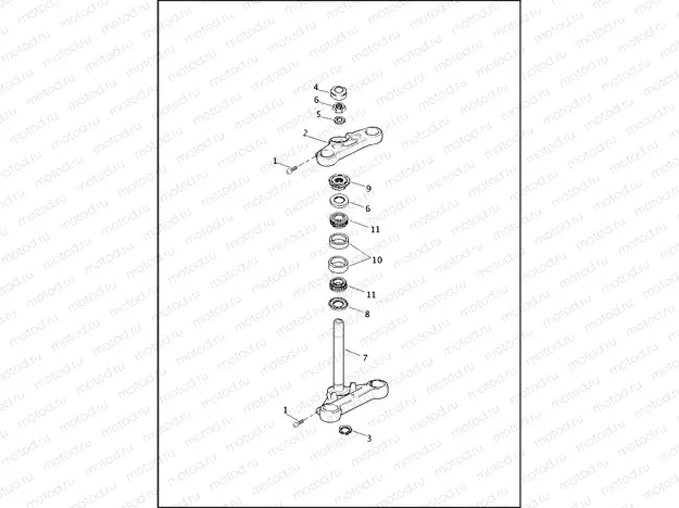 FORK BRACKETS, FRONT