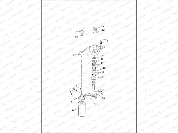 FORK BRACKETS, FRONT