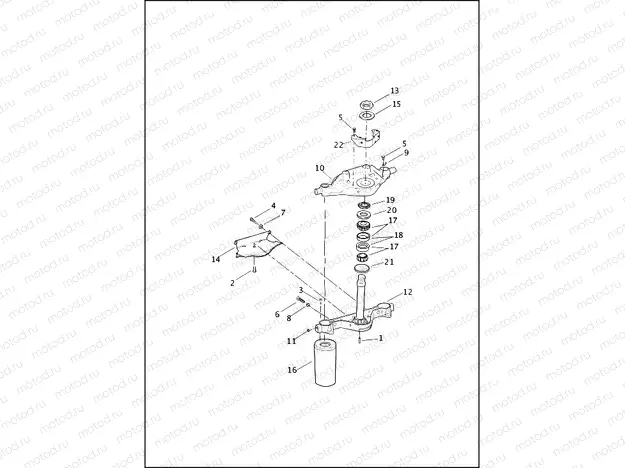 FORK BRACKETS, FRONT