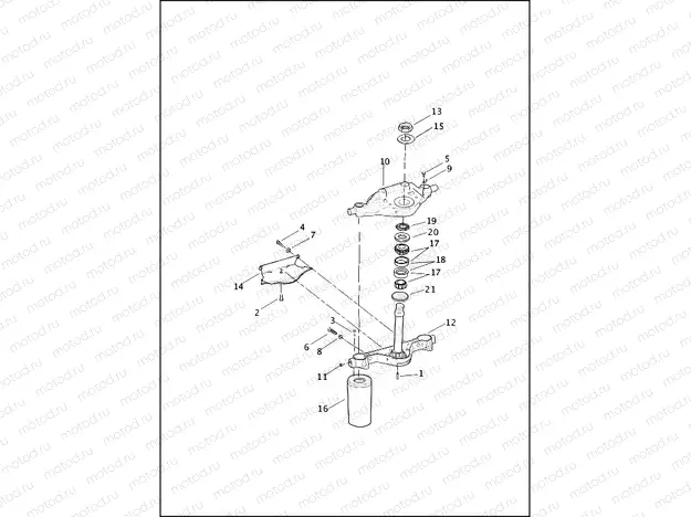 FORK BRACKETS, FRONT
