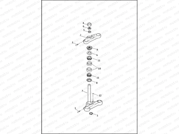 FORK BRACKETS, FRONT