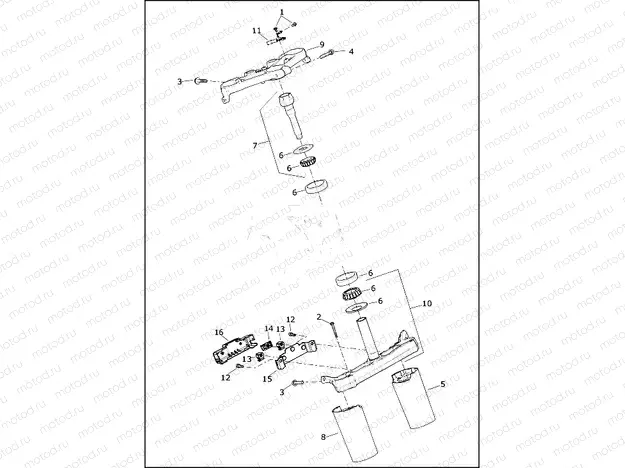 FORK BRACKETS, FRONT