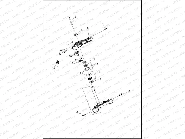 FORK BRACKETS, FRONT