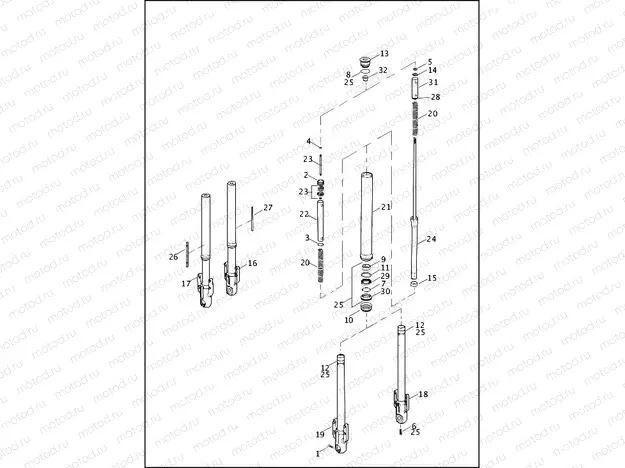 FORK, FRONT