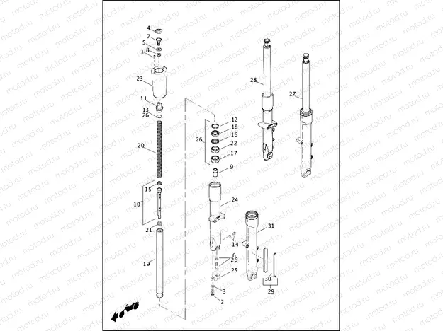 FORK, FRONT