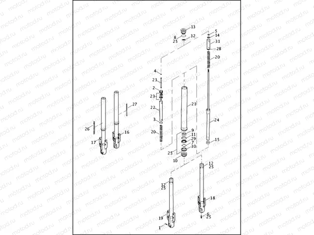 FORK, FRONT