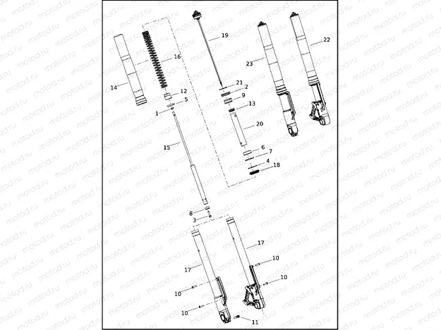FORK, FRONT